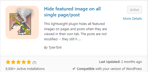 How To Hide A Featured Image In A WordPress Post