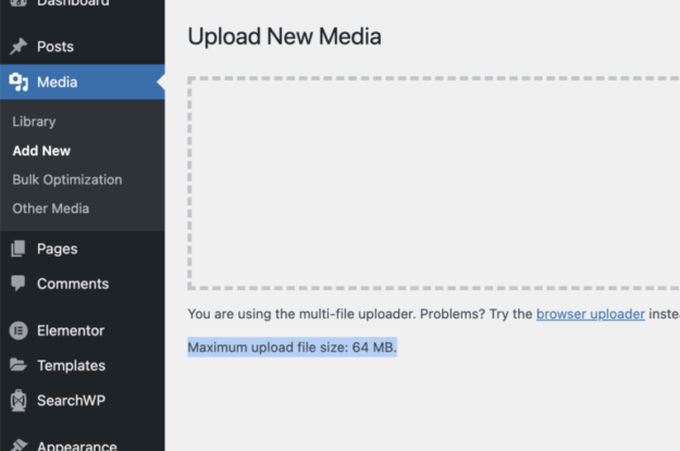 How to Increase Max Upload Size in WordPress