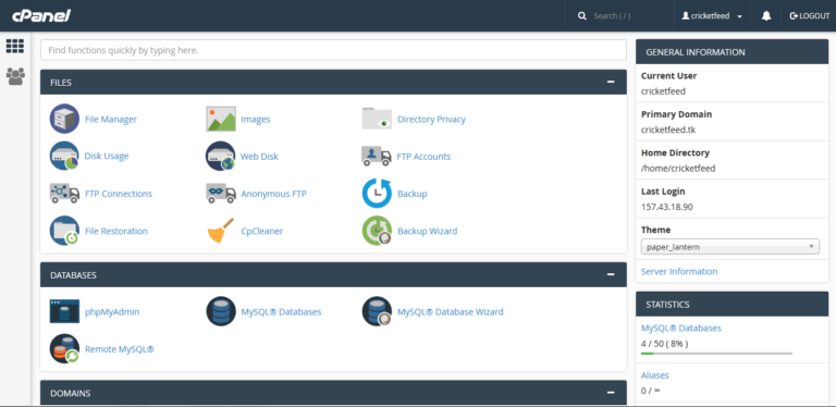 cPanel