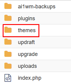 themes folder